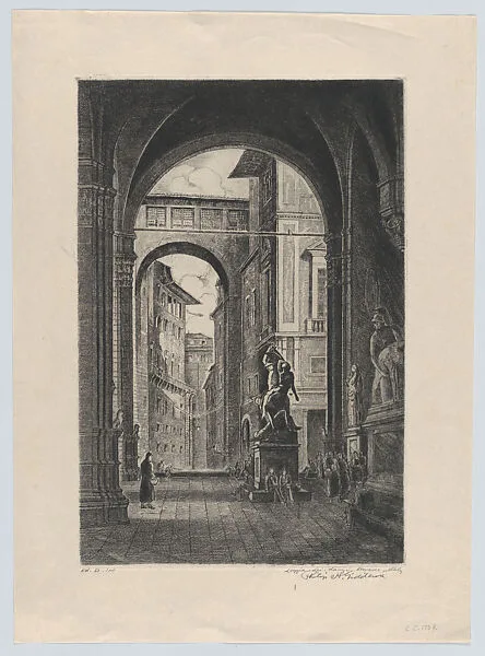 Loggia dei Lanzi, Florence, Italy — Philip H. Giddens