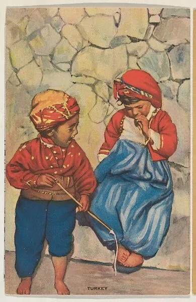 Turkey, insert card from the Children, Holidays, Etc. series (D23), issued by the Weber Baking Company — Weber Baking Company