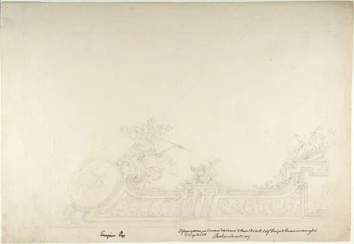 Design for One Eighth of a Ceiling of a Reception Room at the Royal Palace at Moncalieri