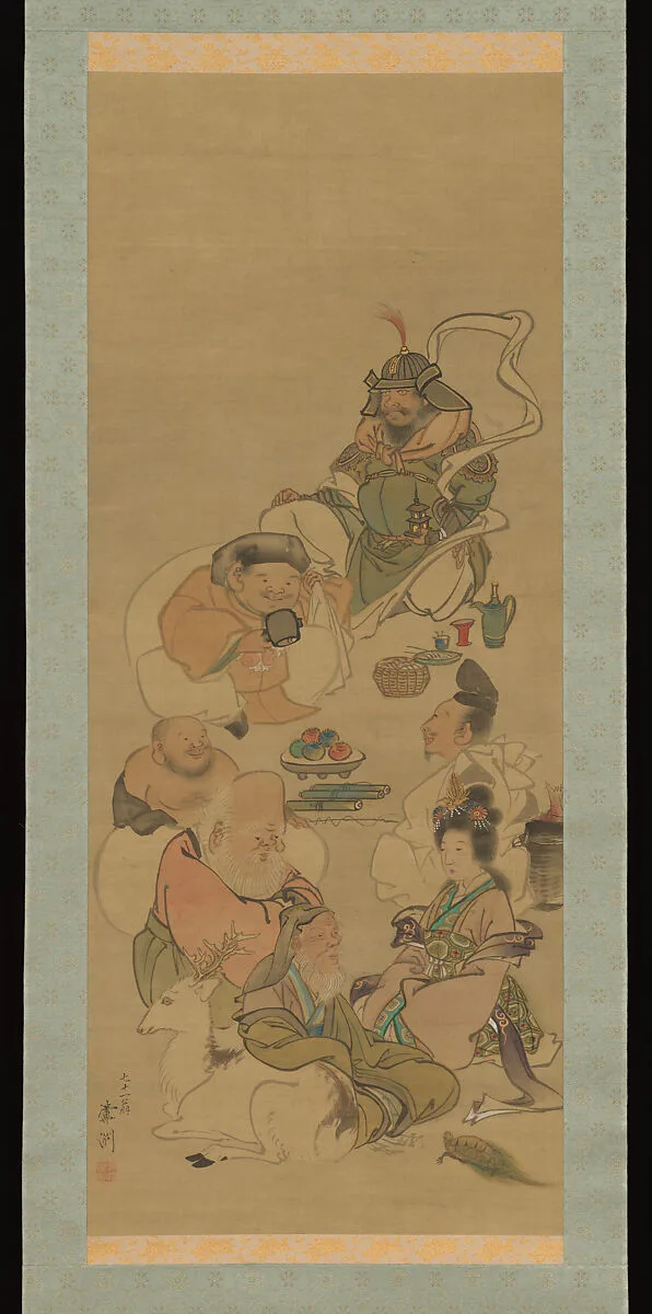 長澤蘆洲筆 七福神図|Seven Gods of Good Fortune — Nagasawa Roshū