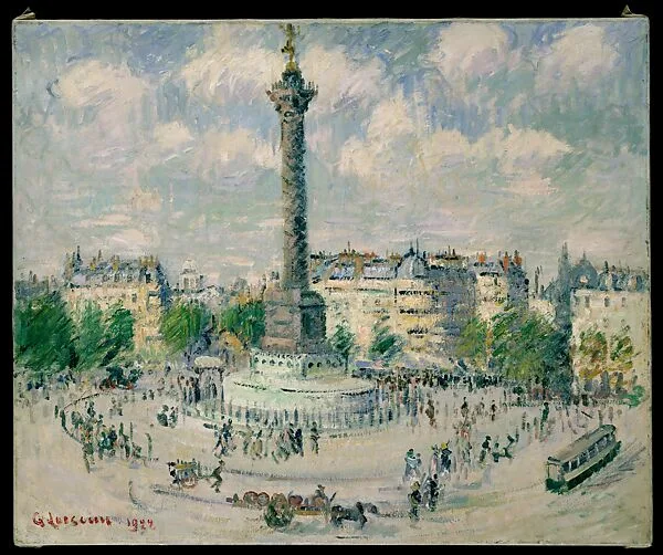 La Place de la Bastille — Gustave Loiseau