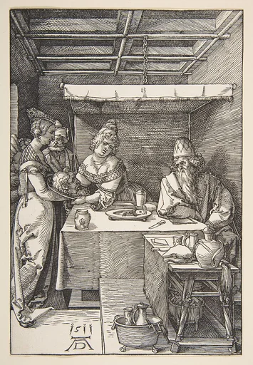 The Head of Saint John the Baptist Brought to Herod