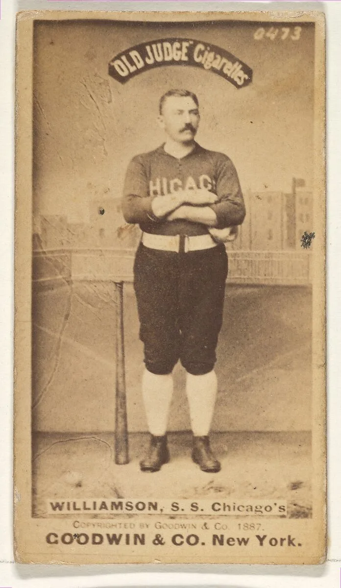 Williamson, Shortstop, Chicago, from the Old Judge series (N172) for Old Judge Cigarettes — Goodwin & Company