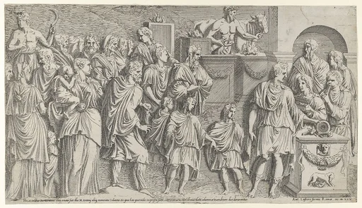 A sacrifice, copied from Trajan's column