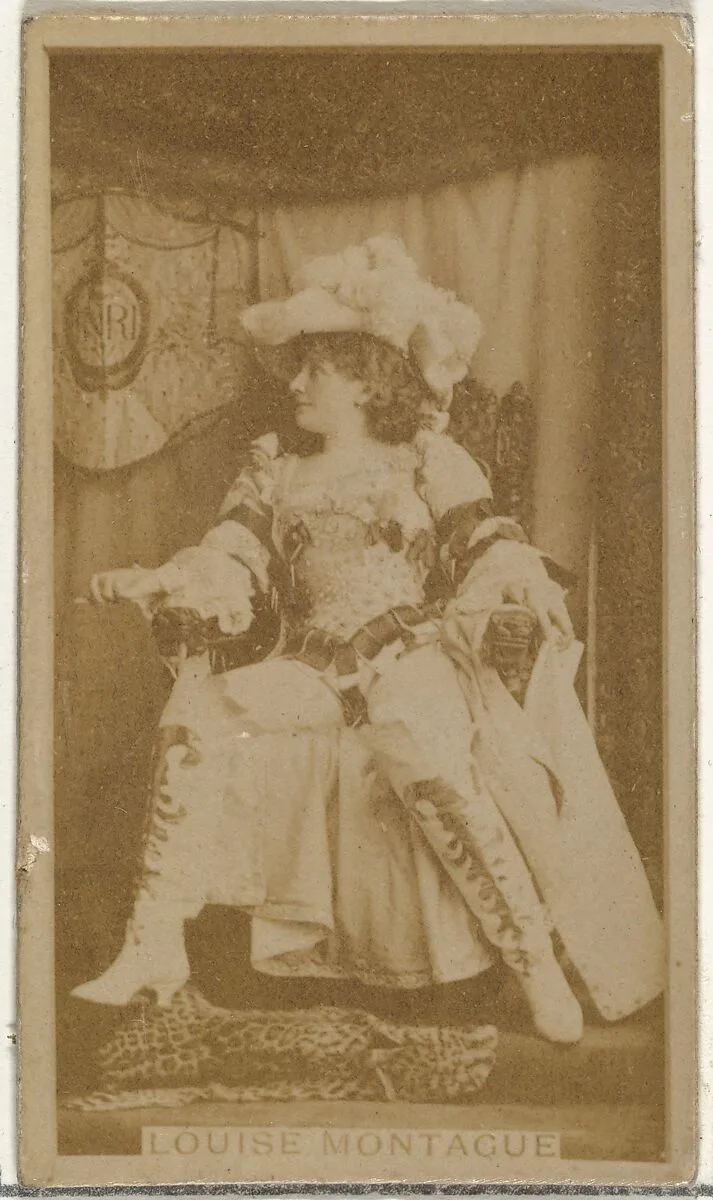 Louise Montague, from the Actors and Actresses series (N145-8) issued by Duke Sons & Co. to promote Duke Cigarettes — W. Duke, Sons & Co.|American Tobacco Company