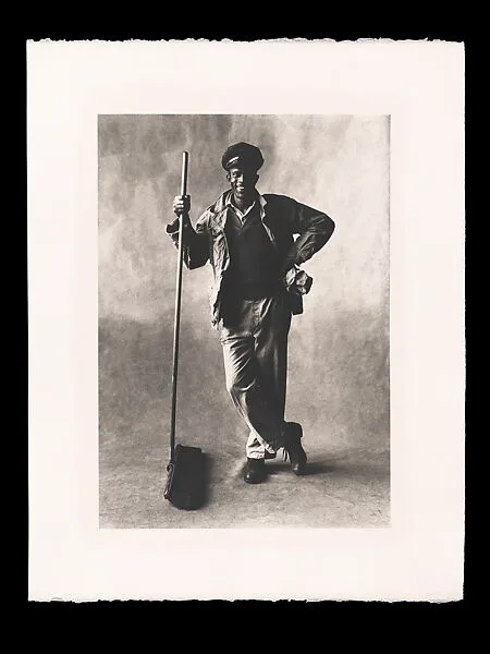 Station Sweeper, New York — Irving Penn