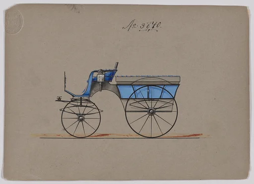 Design for Omnibus or Wagonette, no. 3840