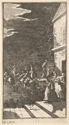 The New Metamorphosis, Plate 3: The Bandits Abduct Camilla