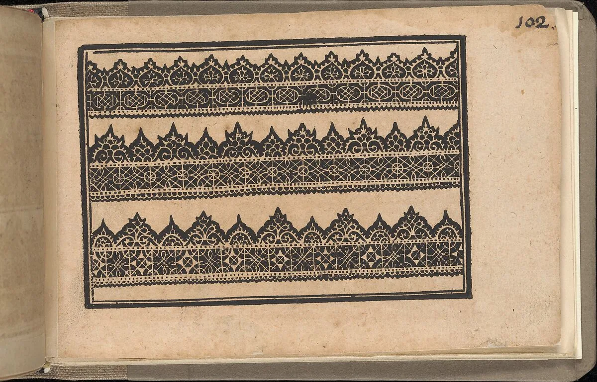 Schön newes Modelbuch (Page 102r) — Sigismundus Latomus