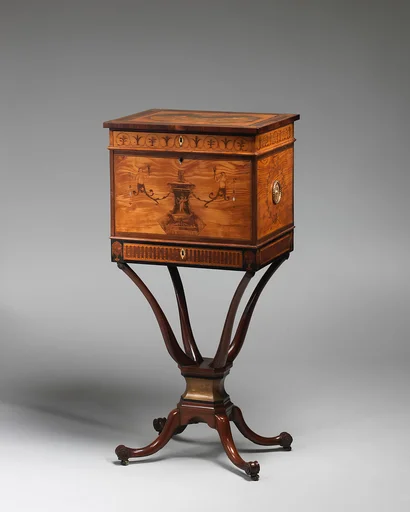 Writing cabinet on a stand