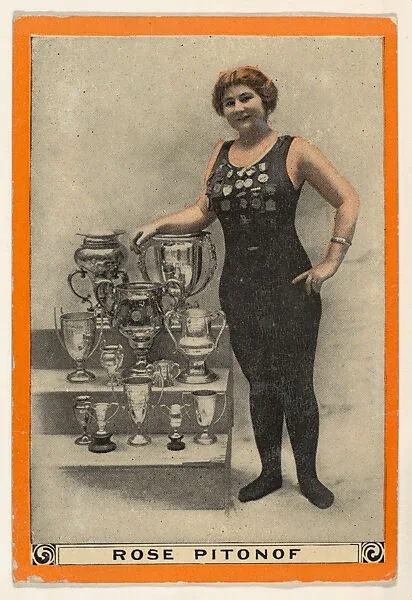 Rose Pitonof, No. 10, Rose Pitonof, from the Champion Women Swimmers series (T221), issued by Pan Handle Scrap — Pan Handle Scrap Company