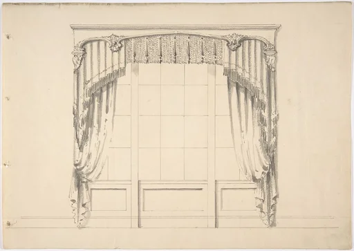 Design for Fringed Curtains
