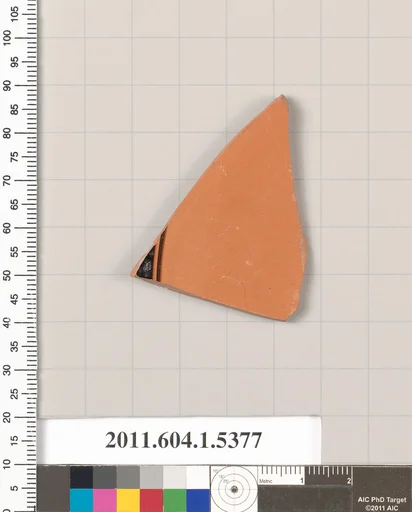 Terracotta fragment of a kylix (drinking cup)