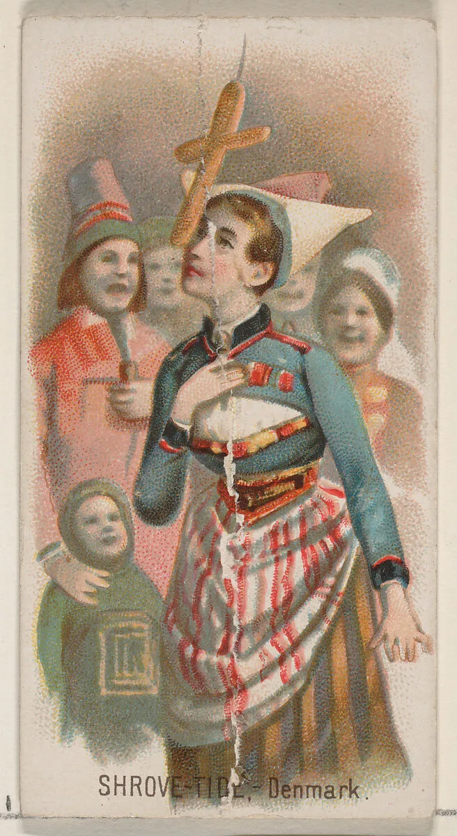 Shrove-Tide, Denmark, from the Holidays series (N80) for Duke brand cigarettes — W. Duke, Sons & Co.|George S. Harris & Sons