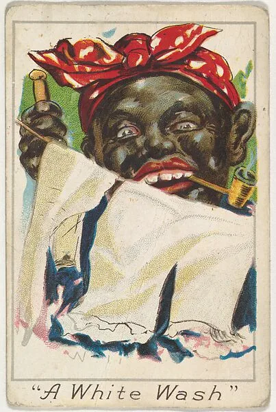 A White Wash, from the Baseball Comics series (T203) — Winner Cut Plug Tobacco|P.H. Mayo & Brother, Richmond, Virginia