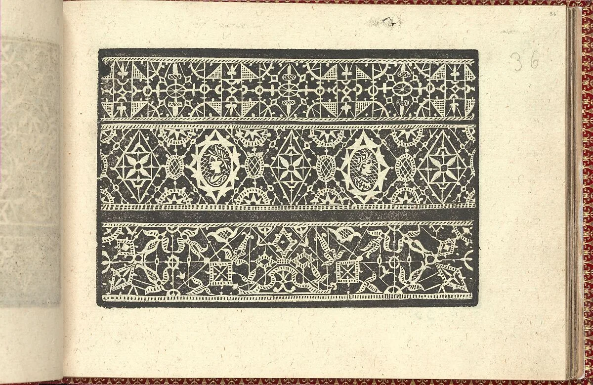 Corona delle Nobili et Virtuose Donne: Libro I-IV, page 36 (recto) — Cesare Vecellio