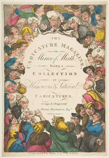Title Page, The Caricature Magazine, or Mirror of Mirth