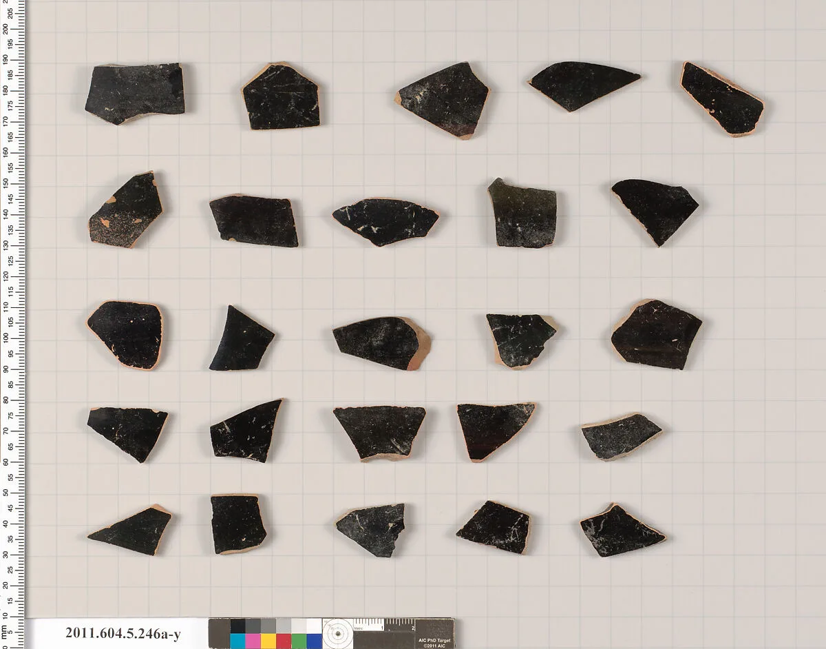 Terracotta fragments of kylikes (drinking cups) — Unknown