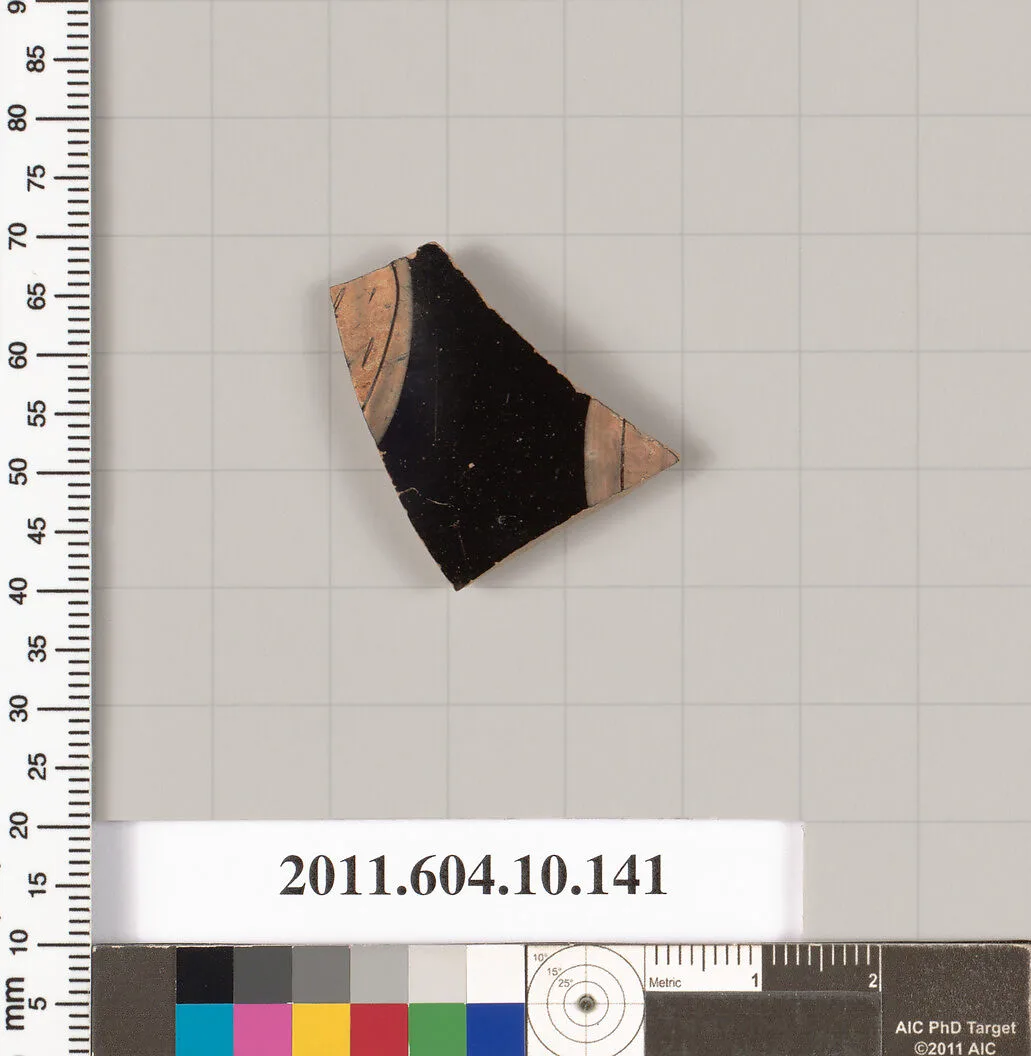 Terracotta fragment of a skyphos (deep drinking cup) — Unknown