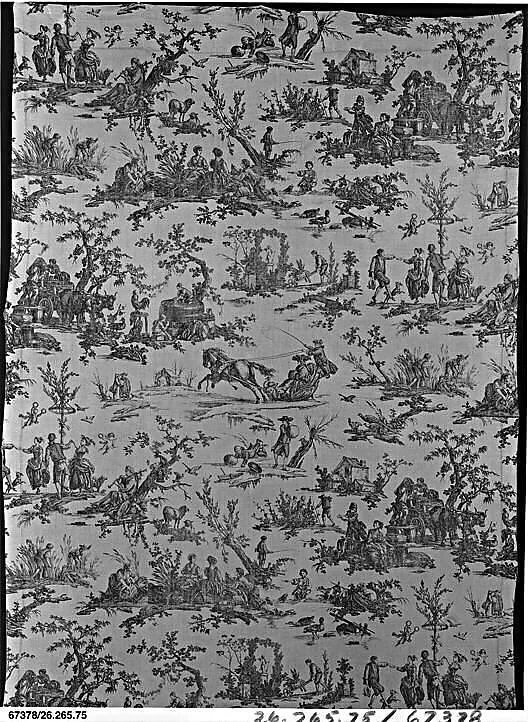 "Pleasures of the Four Seasons" — Oberkampf Manufactory|Jean-Baptiste Huet I