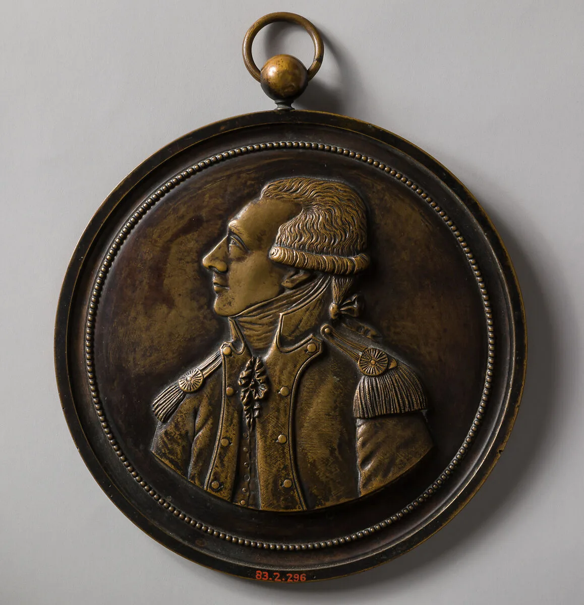 Medallion of the Marquis de Lafayette — Unknown