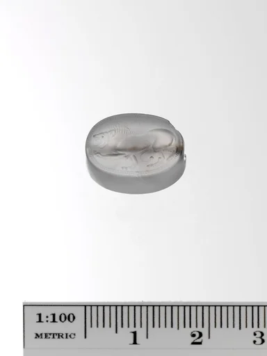 Chalcedony scaraboid seal