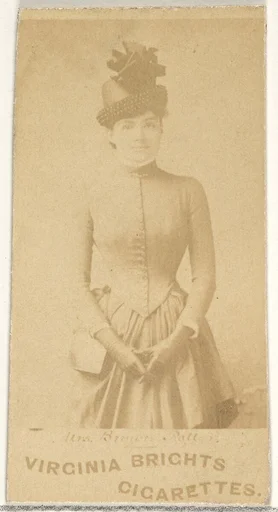 Mrs. Brown Potter, from the Actors and Actresses series (N45, Type 1) for Virginia Brights Cigarettes