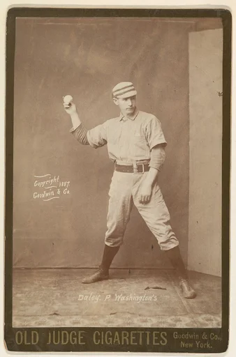 Daley, Pitcher, Washington, from the series Old Judge Cigarettes