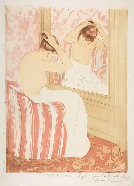 The Coiffure — Mary Cassatt