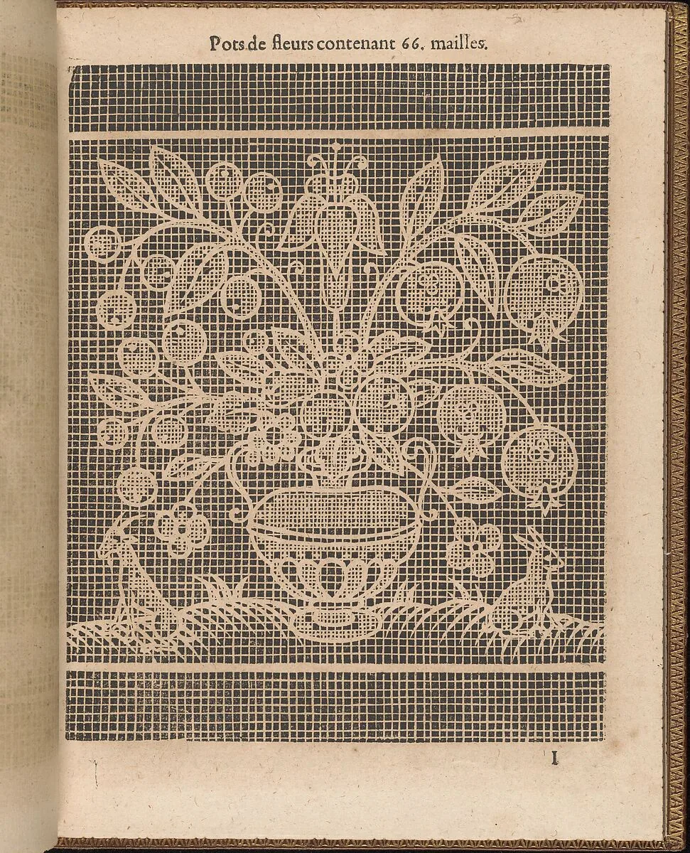 La Pratique de l'Aiguille, page 32 (recto) — Matthias Mignerak|Pierre Firens|Marie de Medici|Jean Le Clerc