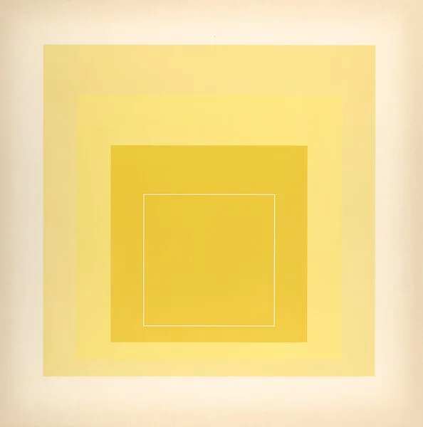 Proof for White Line Square series — Josef Albers|Gemini G.E.L.|Kenneth E. Tyler