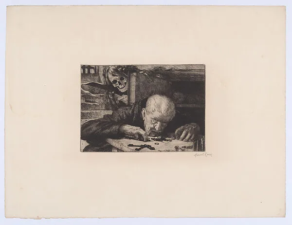 The Miser (Those whom Death robs) — Marcel Roux