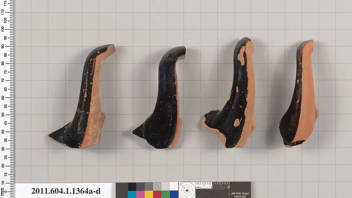 Terracotta fragments of kylikes (drinking cups) — Unknown