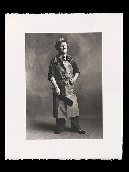Meat Carrier and Boner, London — Irving Penn