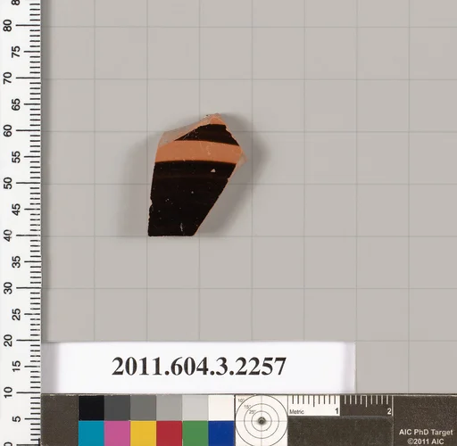 Terracotta fragment of a kylix (drinking cup)