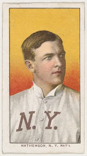 Mathewson, New York, National League, from the White Border series (T206) for the American Tobacco Company