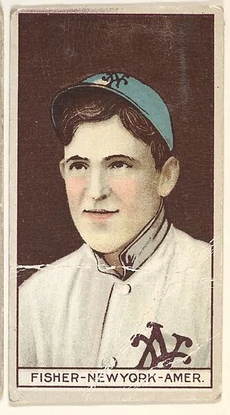 Fisher, New York, American League, from the Brown Background series (T207) for the American Tobacco Company — American Tobacco Company