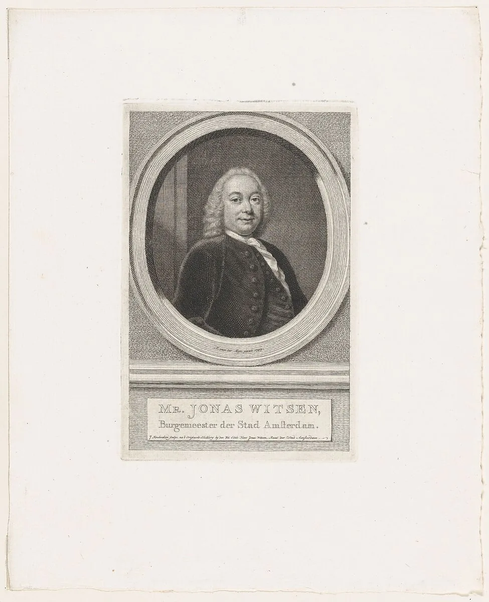 Jonas Witsen, Burgemeester der Stad Amsterdam — Jacob Houbraken|Frans van der Mijn