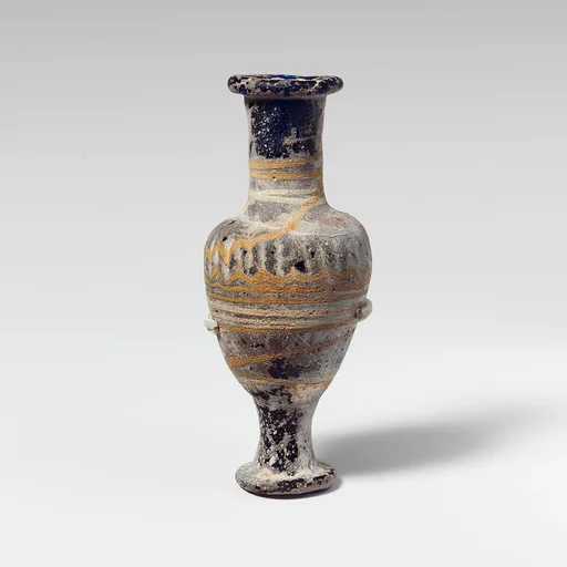 Glass unguentarium (perfume bottle)