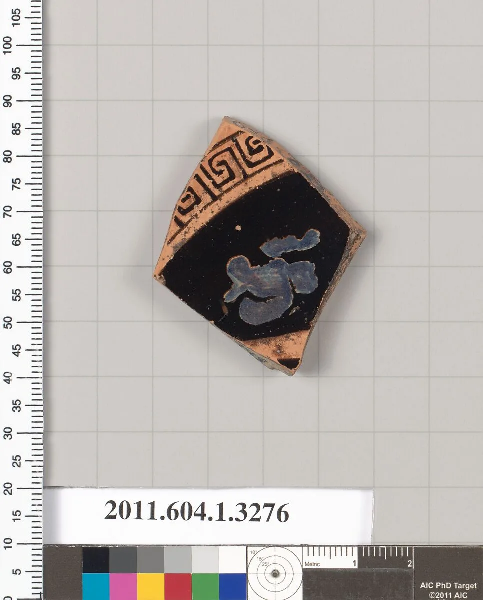 Terracotta fragment of a kylix (drinking cup) — Unknown