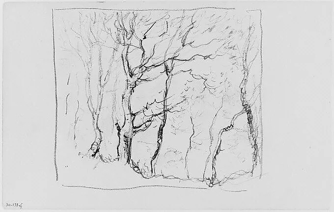 Trees (from Sketchbook) — Henry Ward Ranger