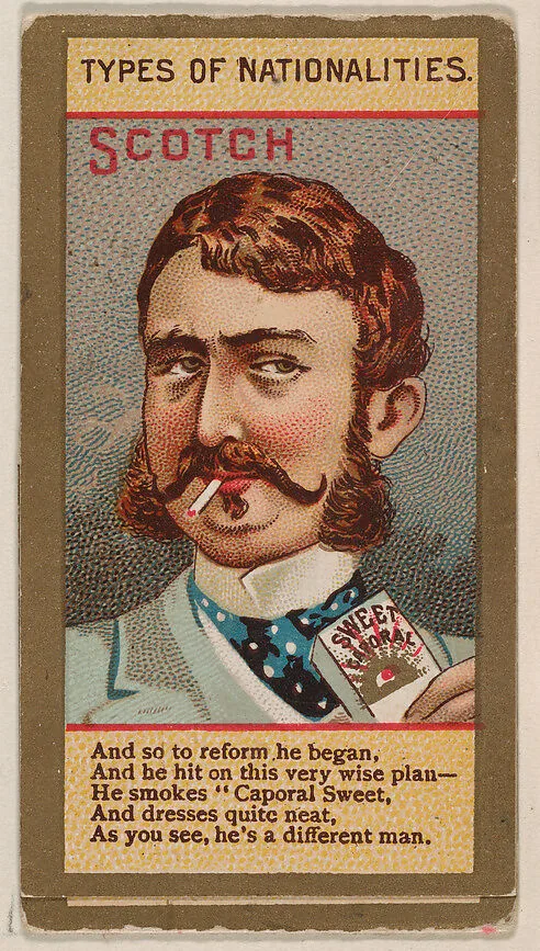 Scotch, from Types of Nationalities (N240) issued by Kinney Bros. — Kinney Brothers Tobacco Company