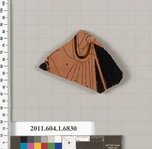 Terracotta fragment of a kylix (drinking cup)