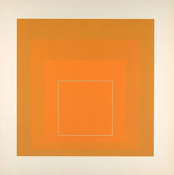 Proof for White Line Square series — Josef Albers|Gemini G.E.L.|Kenneth E. Tyler