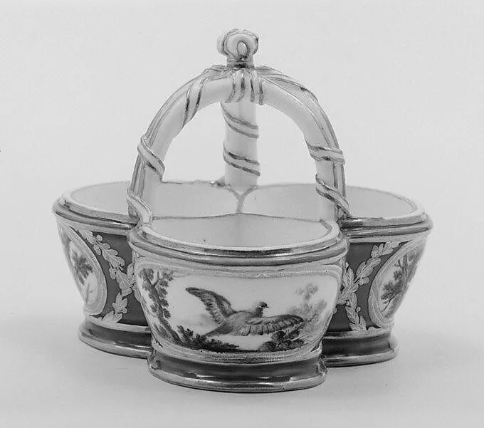 Triple salt — Sèvres Manufactory|Philippe Xhrouuet