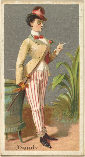 Dandy, from the Occupations for Women series (N166) for Old Judge and Dogs Head Cigarettes