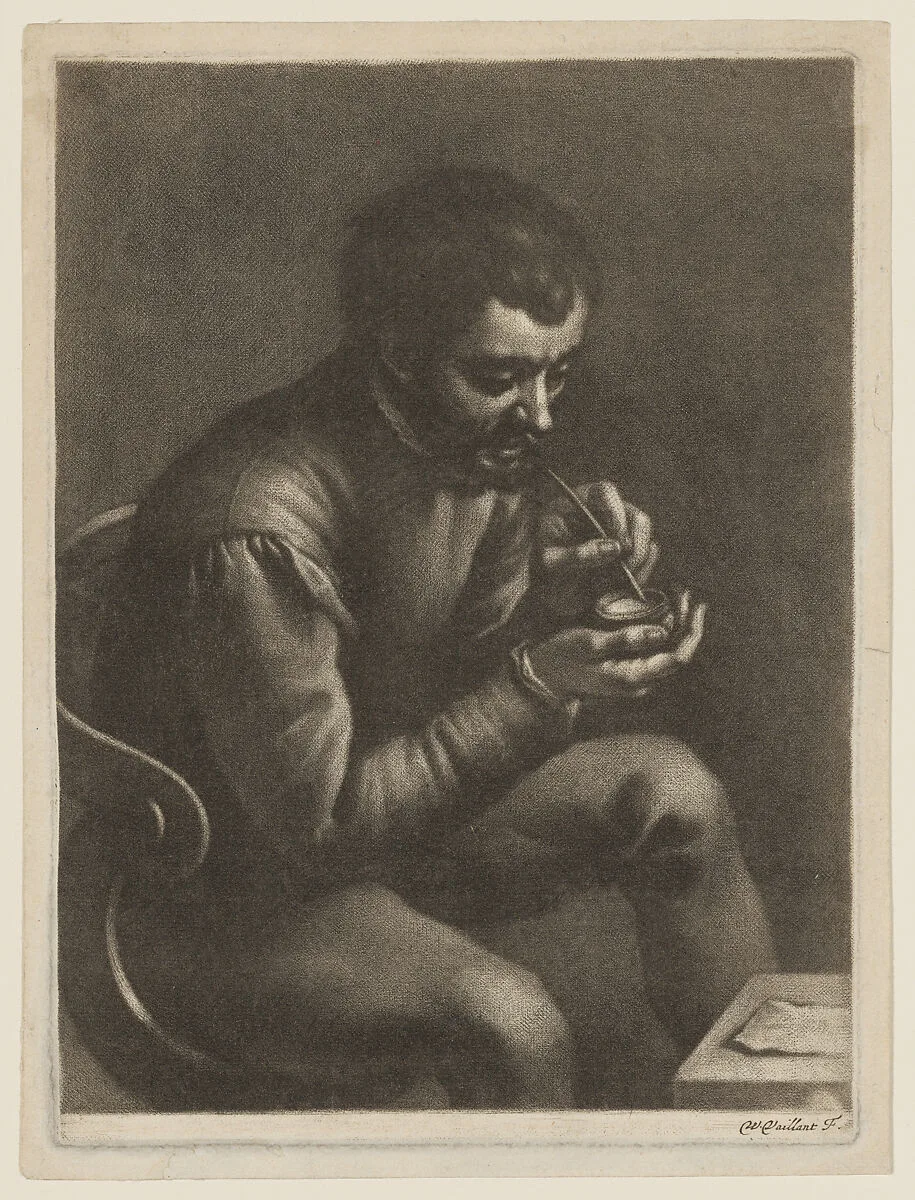 Draughtsman with an Ink-Pot and a Pen — Wallerant Vaillant