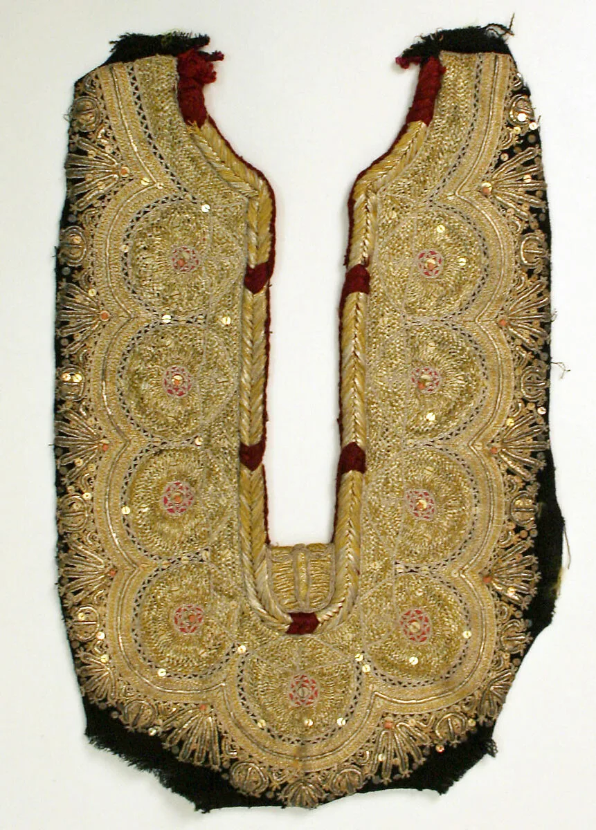 Plastron (Collar) from a Tunic — Unknown