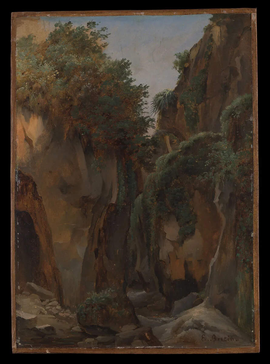 Ravine at Sorrento — Edouard Bertin