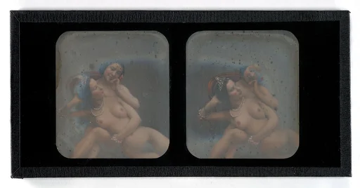 [Stereographic View of Two Nude Women]